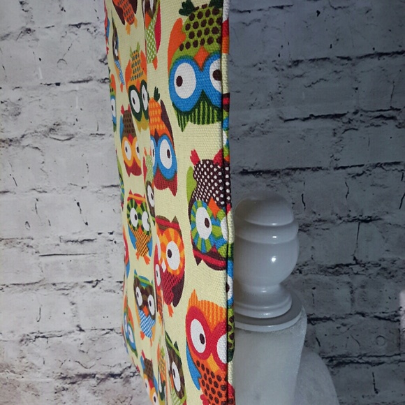 Cute Owl canvas, shoulder handbag - Picture 4 of 6